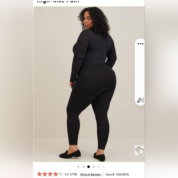 Torrid High-rise Skinny Pointe Pant Size 24XTall - Picture 4 of 6